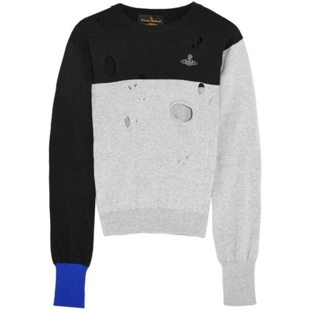 Vivienne Westwood Anglomania Women's Distressed Johnny Top